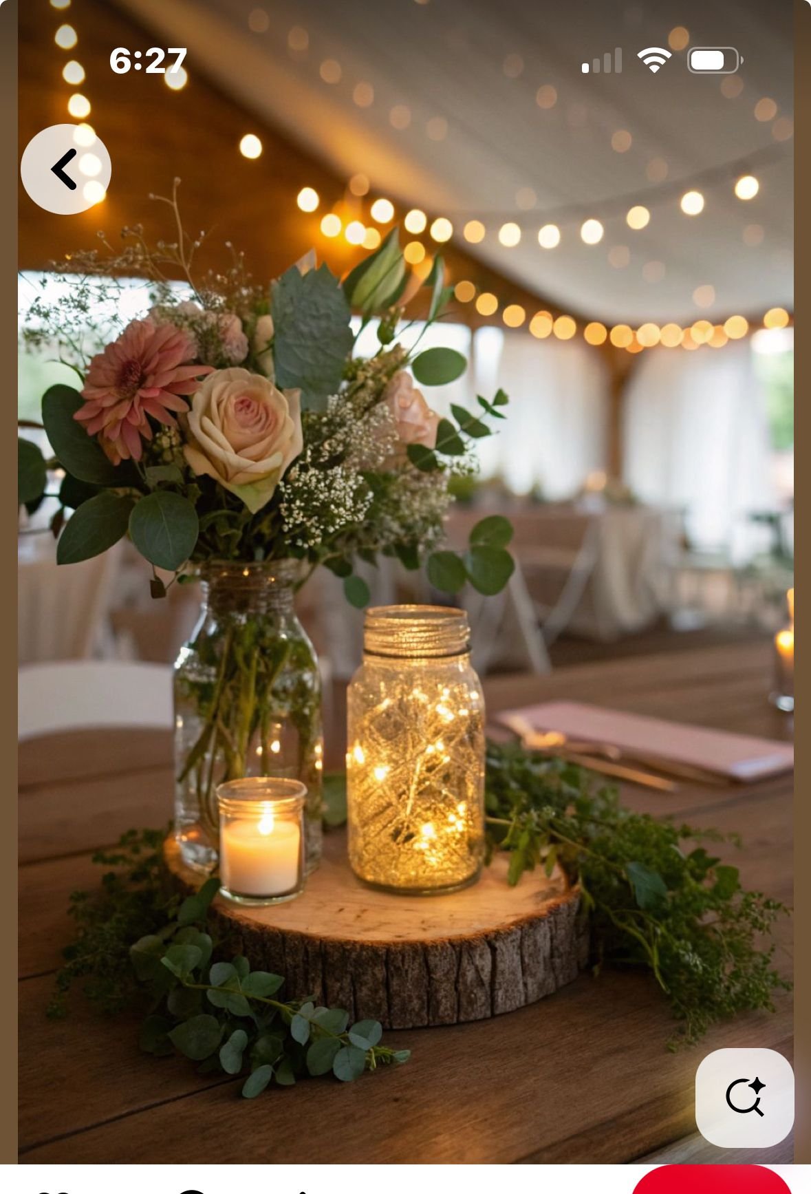 Centro de mesa festivo